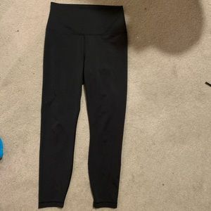 Black Seamless 90 Degrees by Reflux Leggings